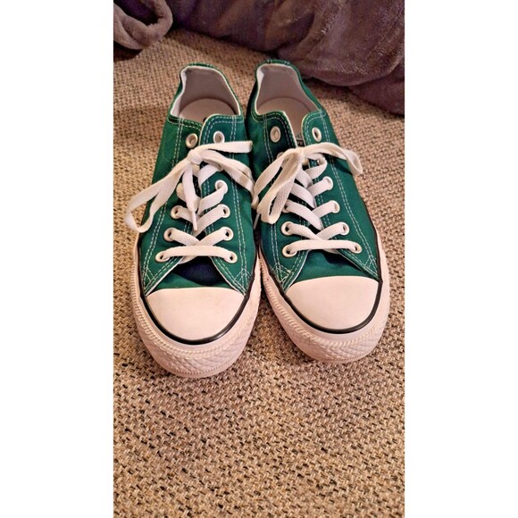 Converse Chuck Taylor All Star Low Top Green Sneakers Size mens 7 Wo 9 - Picture 2 of 7